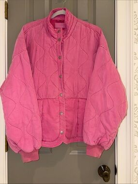 Blank NYC Hot Pink Quilted Jacket